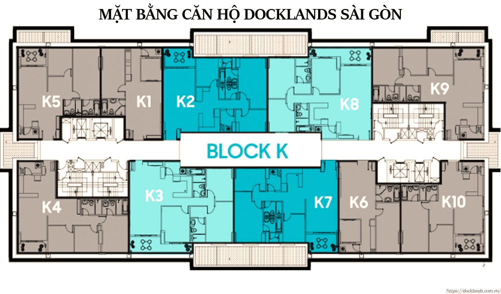 Mặt Bằng Dự án Docklands Sài Gòn Block L