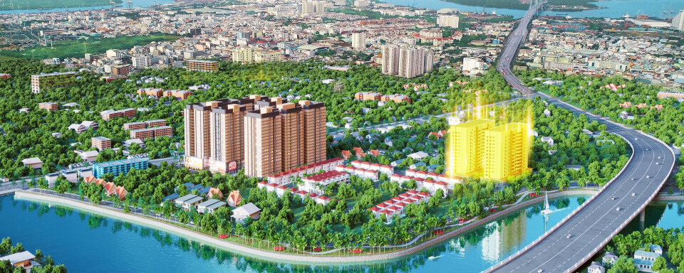 Phối Cảnh Docklands Sài Gòn Kế Cosmo City